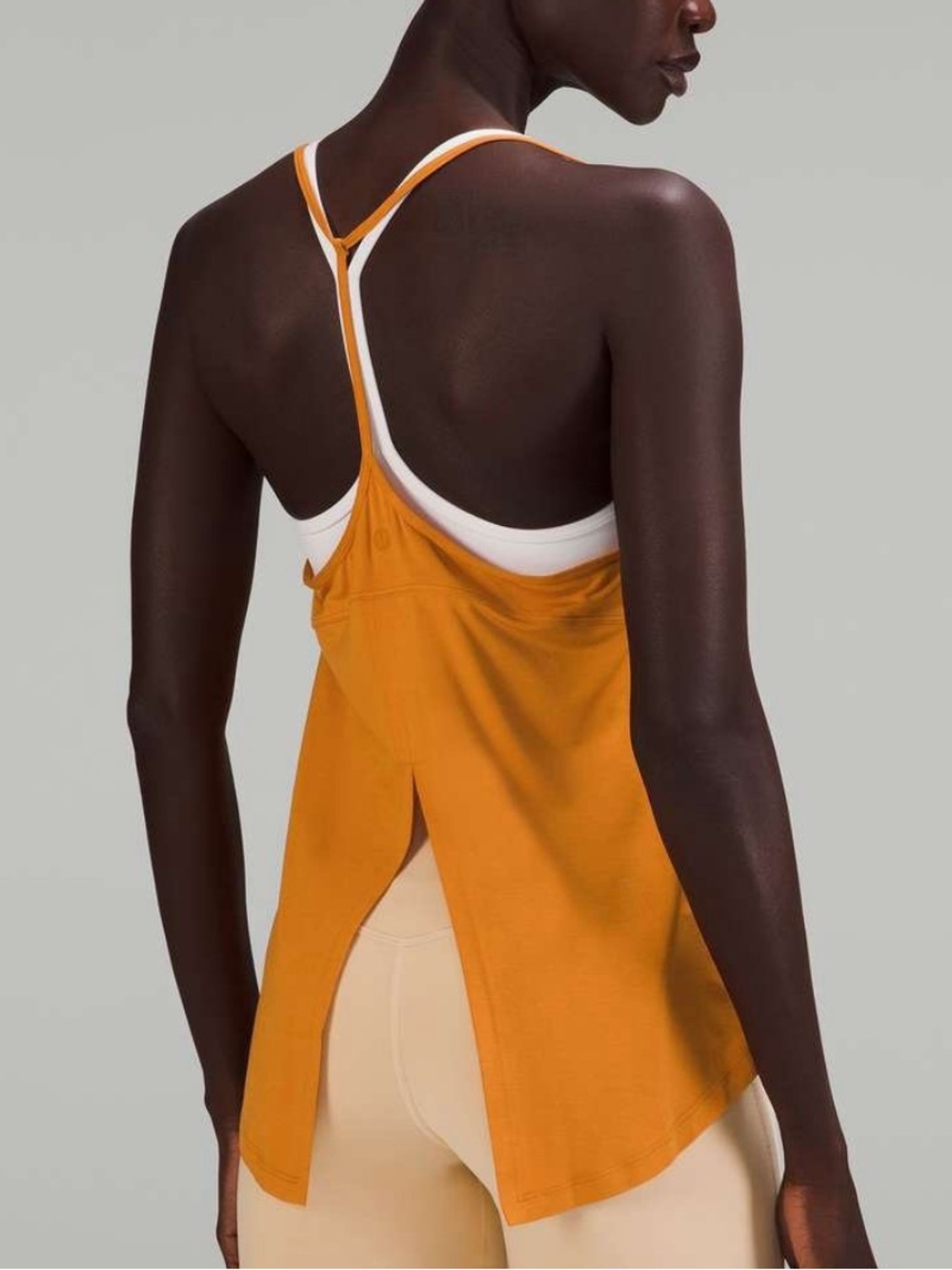 Lululemon Modal Silk Tank Top Autumn Orange